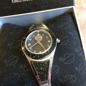 Woman Harley Davidson Bulova Watch